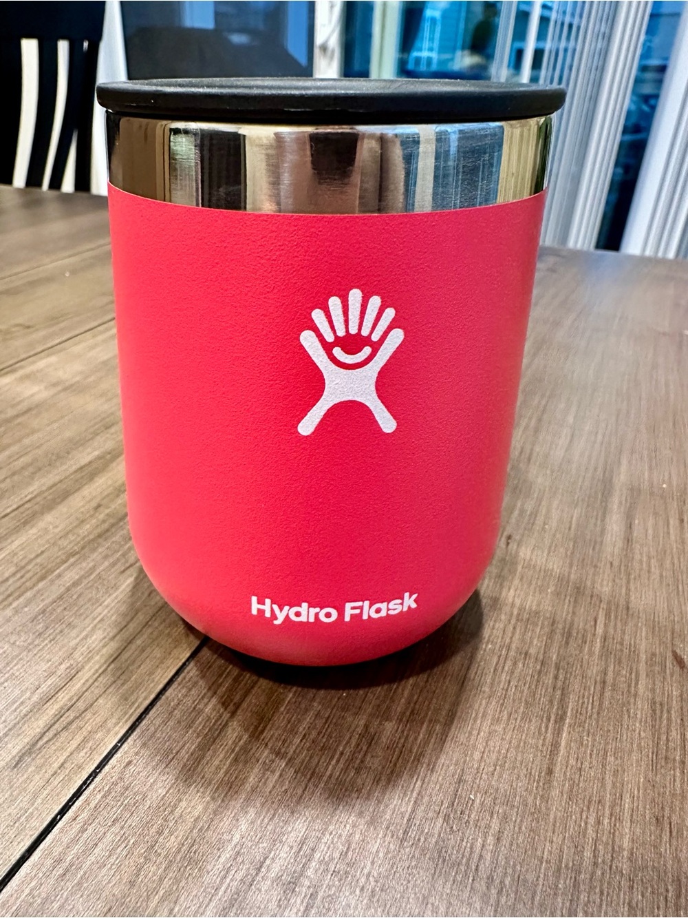 Hydro Flask Pink Wine Tumbler with Stainless Accent